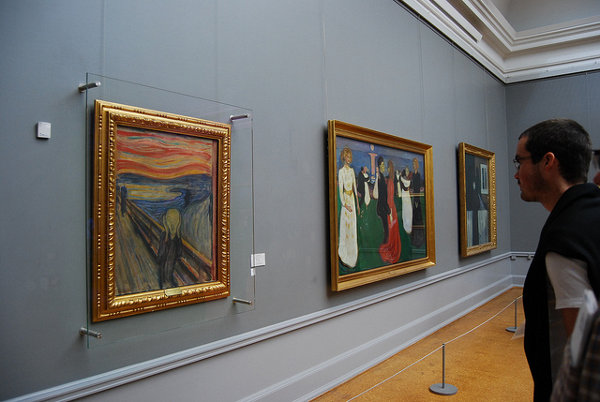Ante El grito de Edvard Munch