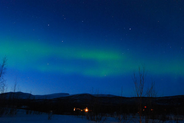 Aurora Boreal en Laponia Sueca