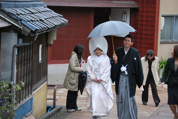 Boda tradicional japonesa en Kanazawa