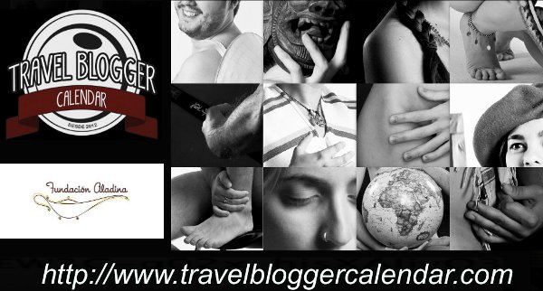 Calendario solidario de bloggers de viajes desnudos