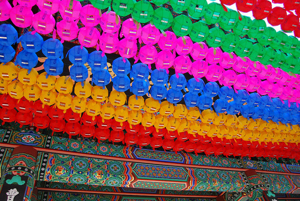 Lanterns in Jogyesa Temple Seoul