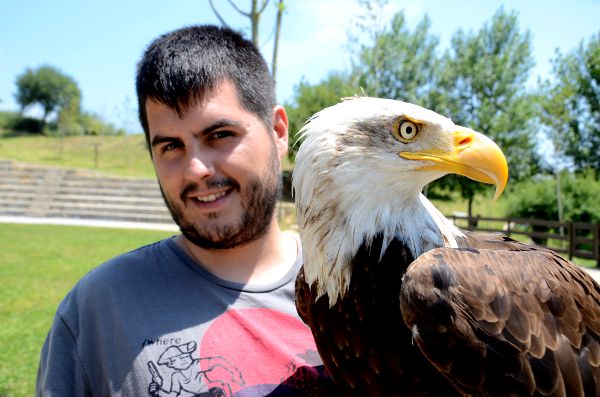 Fotos Parque de Cabárceno en Cantabria, Pau y el águila