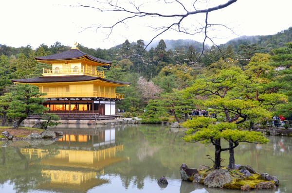 Fotos de Kioto en Japon, pabellon dorado