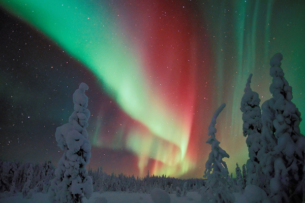 Fotos de Laponia Finlandesa, auroral boreal