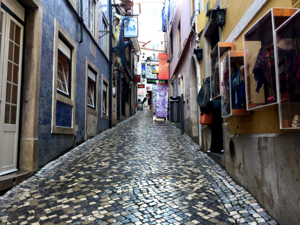 Fotos de Sintra en Portugal, calles adoquinadas