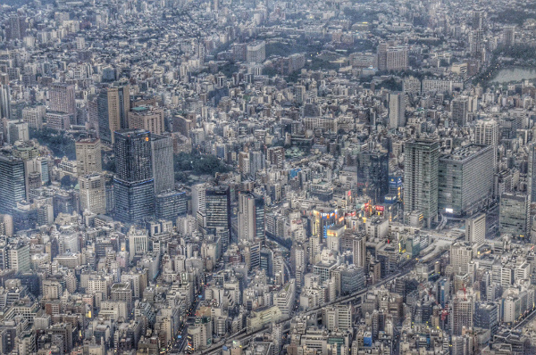 Fotos de Tokio, Tokio desde el helicoptero