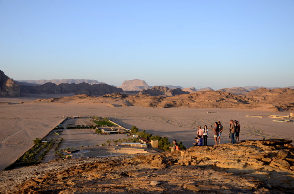Fotos de Wadi Rum, Jordania - esperando al atardecer en Beit Ali Lodge