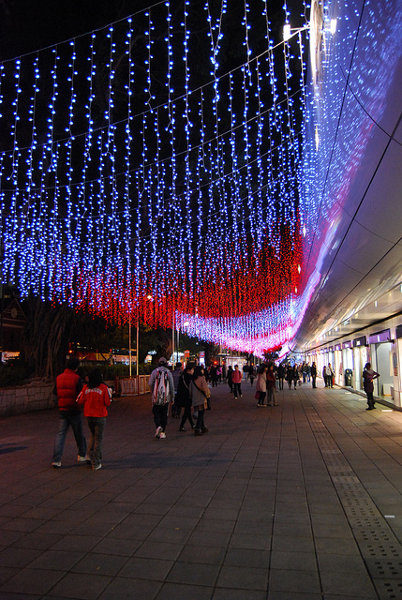 Miles de LED en Nathan Road