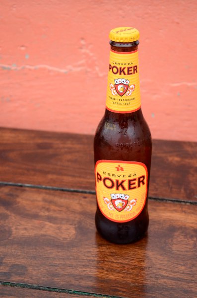 Poker, cerveza colombiana