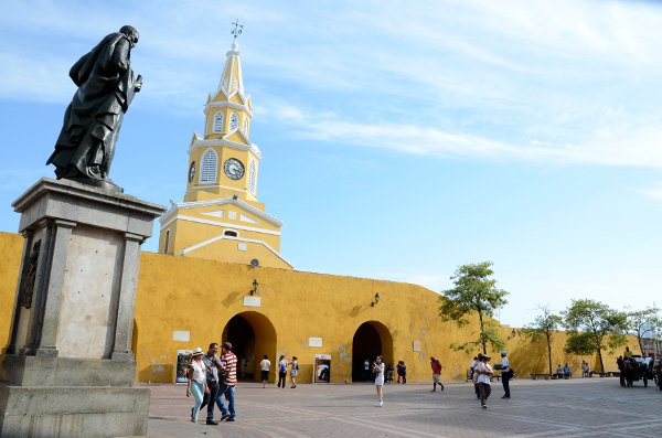 Puerta del reloj de Cartagena de Indias