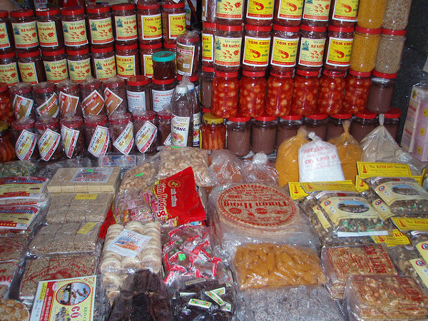 Puesto del Mercado de Dong Ba de Hué
