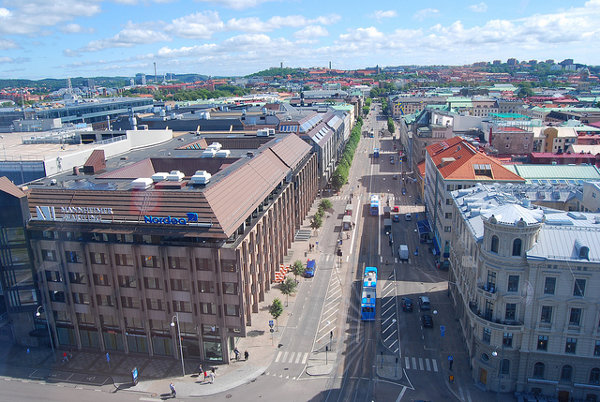 Vistas de Gotemburgo desde la noria