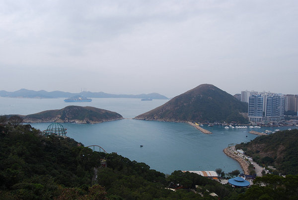 Vistas desde el teleférico del Ocean Park Hong Kong