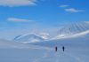 Con raquetas de nieve en mitad de Laponia Sueca