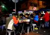 Restaurante callejero de la calle Temple en Hong Kong