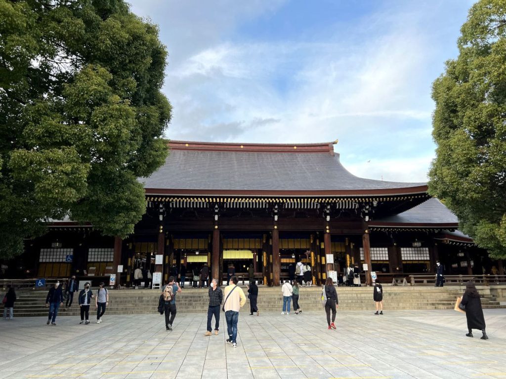 el santuario meiji jingu de tokio