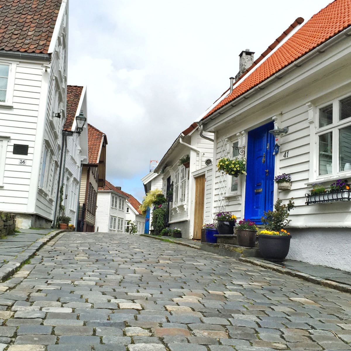Barrio viejo de Stavanger