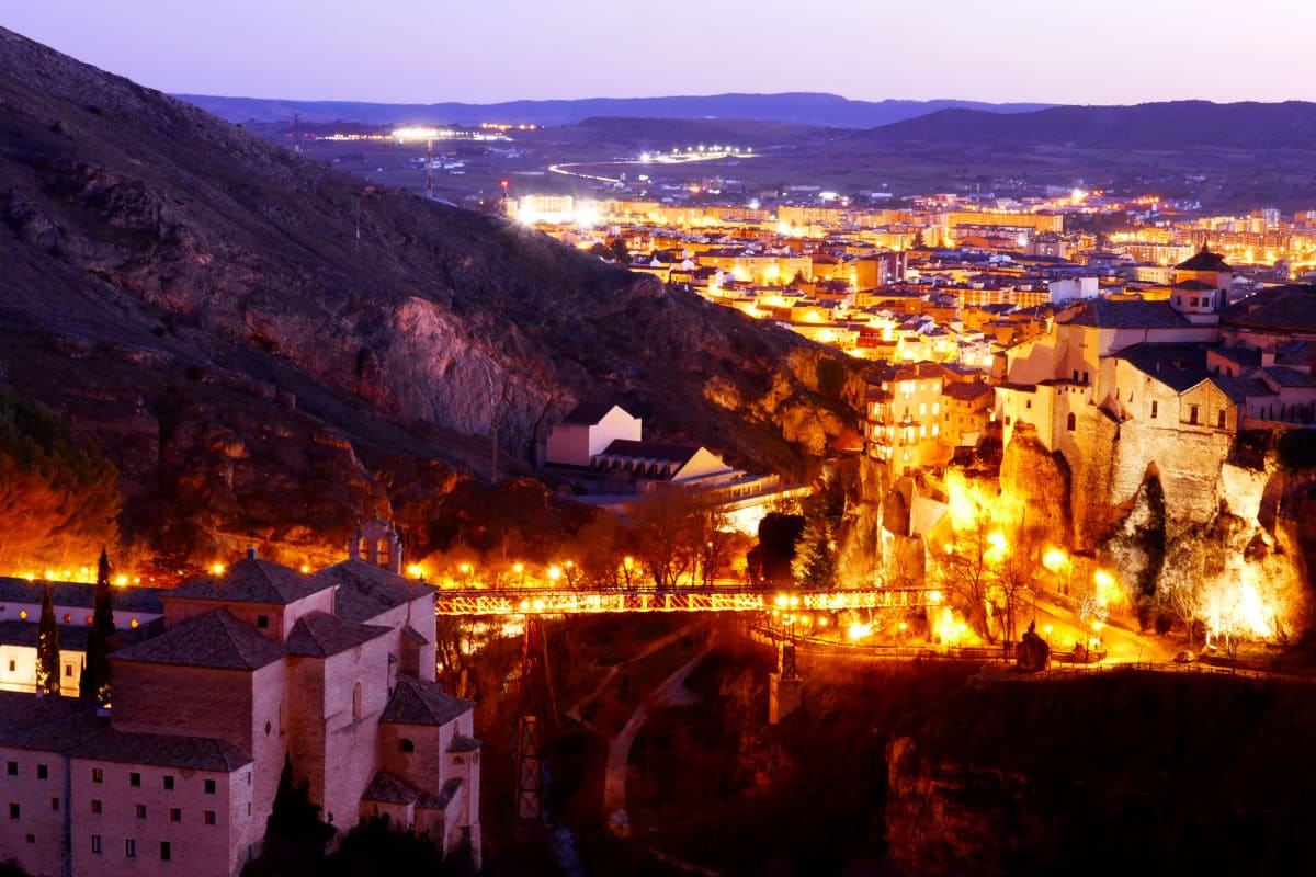 Mirador en las ruinas del Castillo de Cuenca