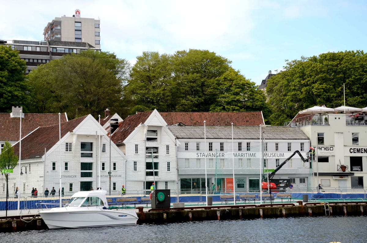 Muelle y puerto de Stavanger