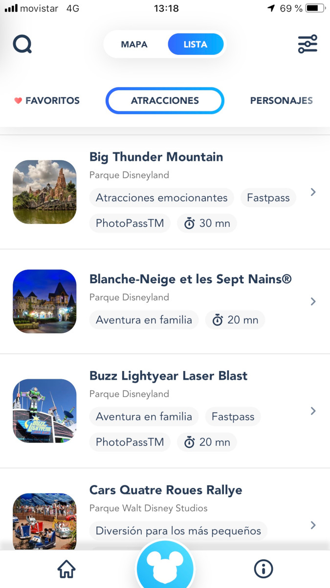 App de Disneyland Paris