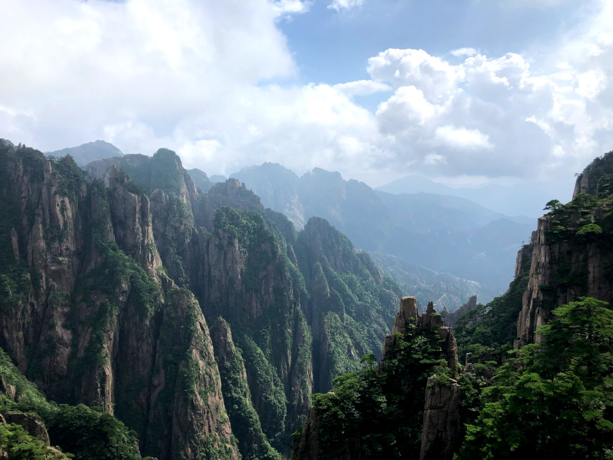 Rocas de la Montaña Amarilla, Huangshan en China