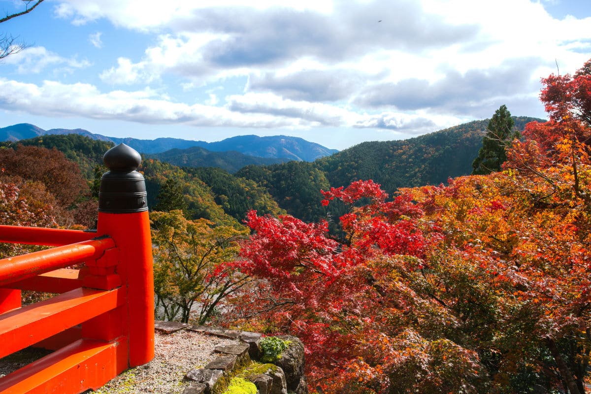 Ruta de senderismo al santuario Kurama en Kioto