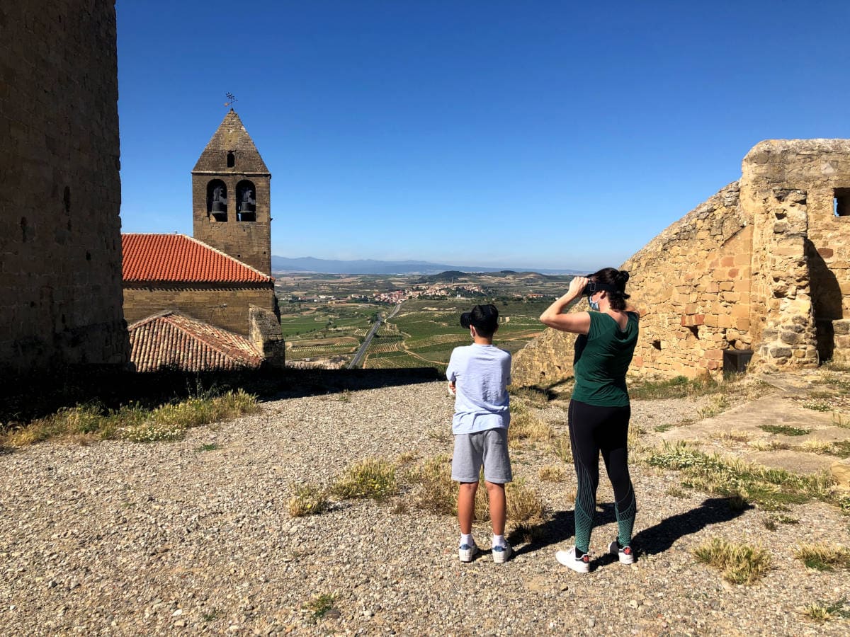 Visita con VR al Castillo de San Vicente de la Sonsierra
