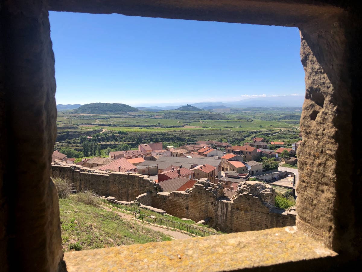 Vistas desde Castillo de San Vicente de la Sonsierra