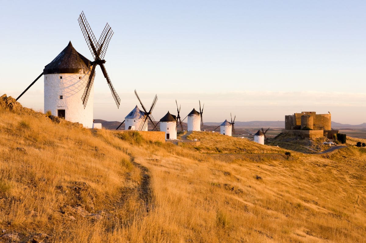 Los molinos de Consuegra en Castilla-La Mancha