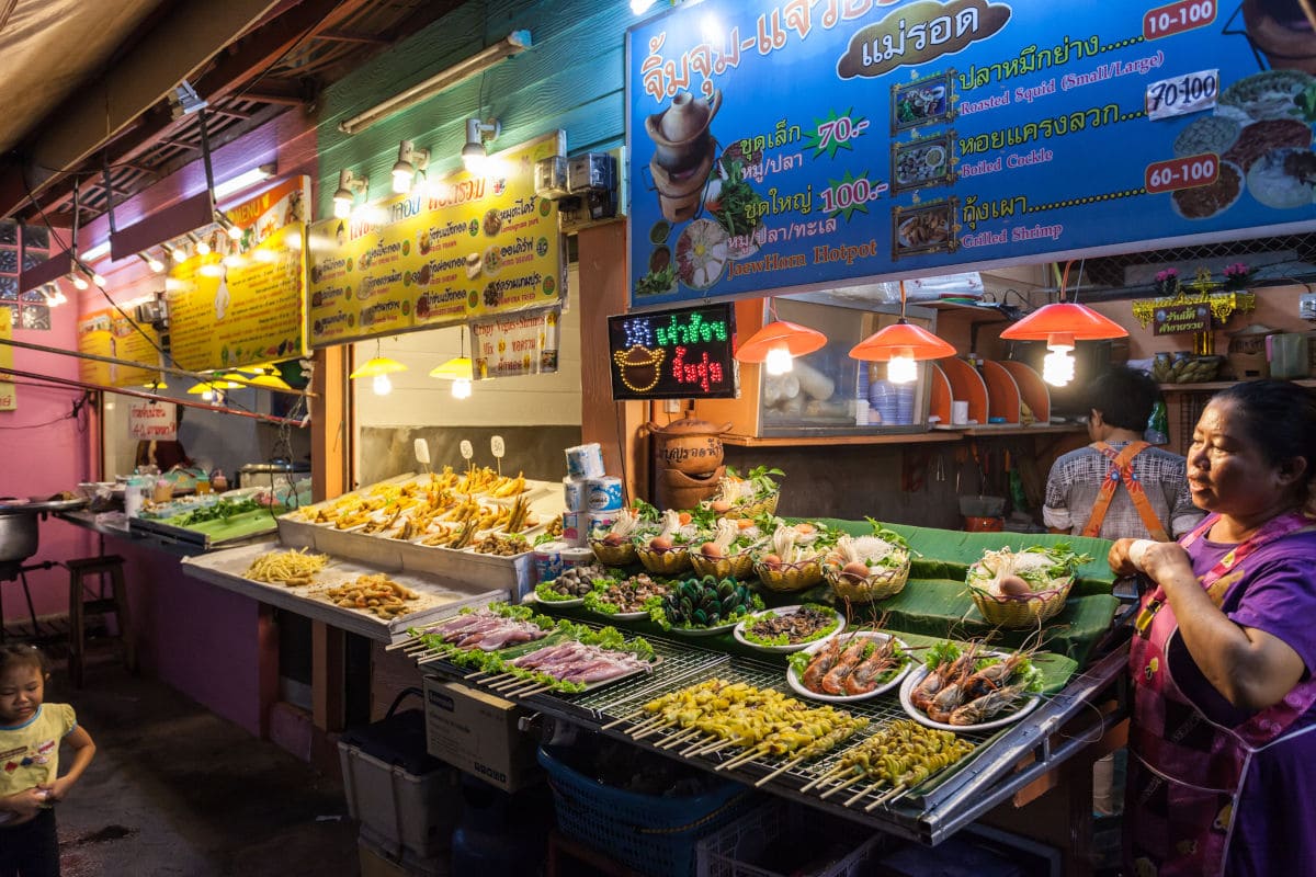 Mercado nocturno de Chiang Rai