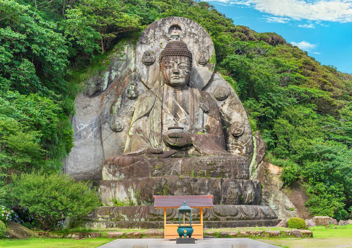Gran Buda del monte Nokogiri en Japon