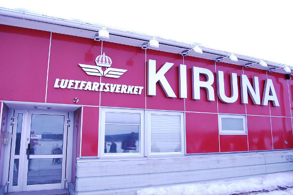 Aeropuerto de Kiruna en Suecia