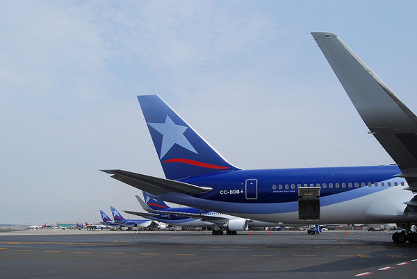 Aviones de LAN Airlines en Lima