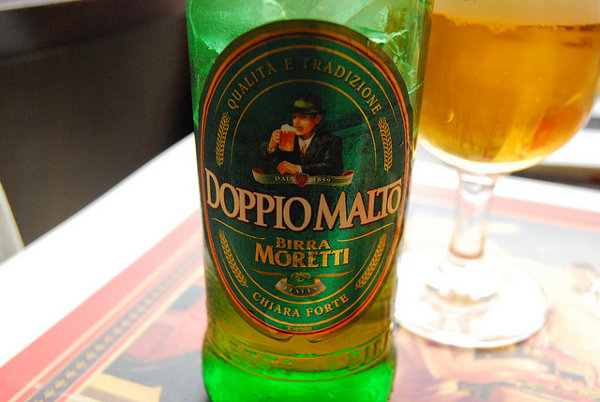 Birra Moretti Doppio Malto, cerveza italiana