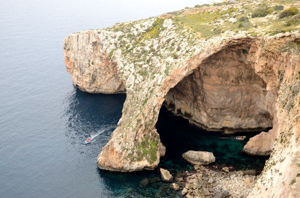 Blue Grotto o Gruta Azul en Malta