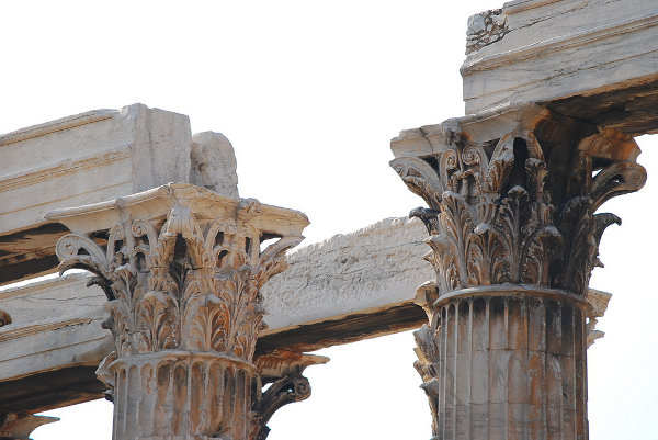 Capitel corintio del Templo de Zeus Olímpico
