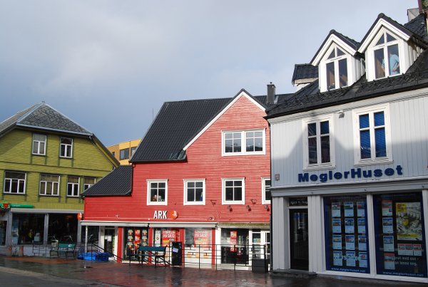 Casas de colores en Tromsø