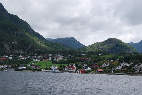 Casitas en el Lysefjord