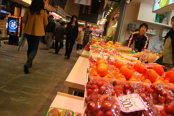 El mercado de Omicho de Kanazawa