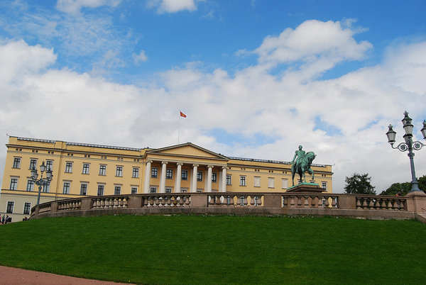 El palacio real de Oslo o Det Kongelige Slott