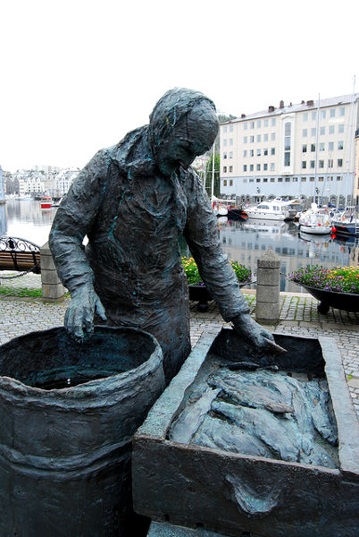Estatua en Alesund, Noruega