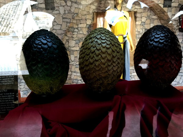 Fotos Osuna Museo Juego de Tronos, huevos de dragon