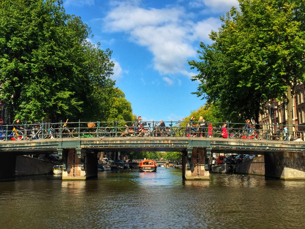 Fotos de Amsterdam, canales y bicicletas