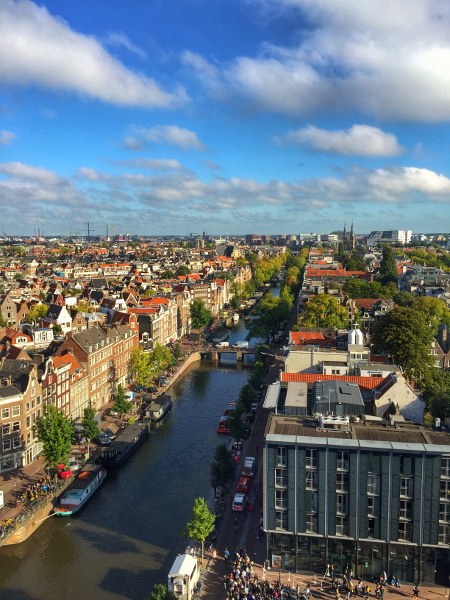 Fotos de Amsterdam, vistas desde la Westerkerk