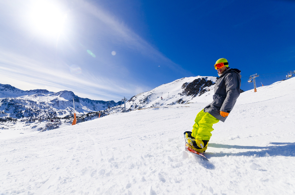 Snowboard en Grandvalira, Andorra