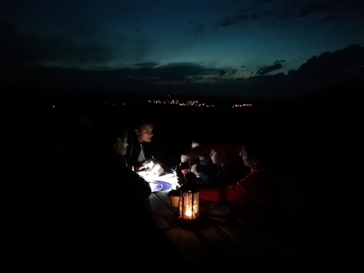 Fotos de Aragón, picnic nocturno en Teruel