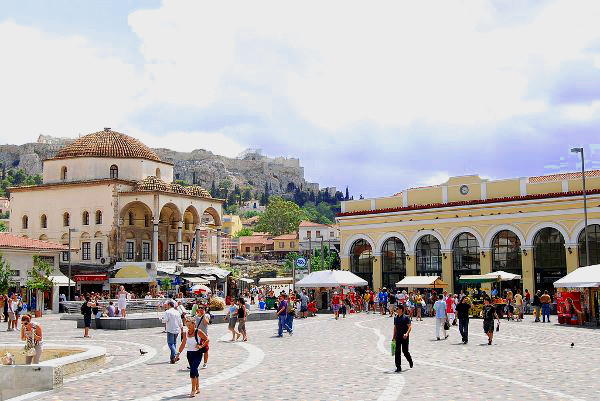 Fotos de Atenas en Grecia, Plaza de Monastiráki