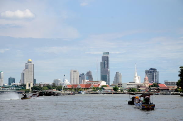 Fotos de Bangkok en Tailandia, paseo en barca Chao Phraya