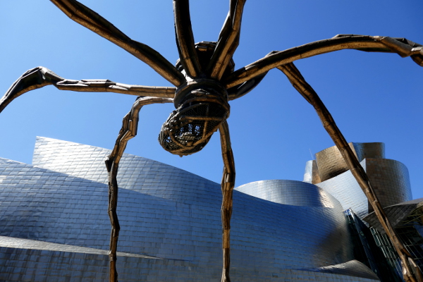 Fotos de Bilbao, araña Museo Guggenheim
