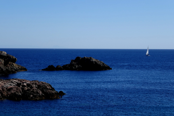 Fotos de Cabo de Palos en Murcia, Mediterraneo y velero